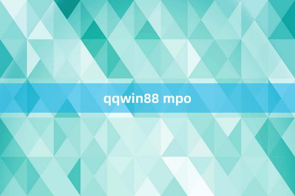 qqwin88 mpo