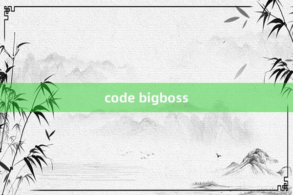 code bigboss