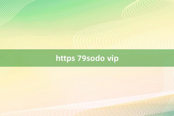 https 79sodo vip